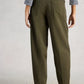 Aubrey Barrel Trouser by White Stuff in Khaki Green