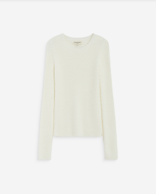 Auryn Sweater by Grace & Mila in Ecru