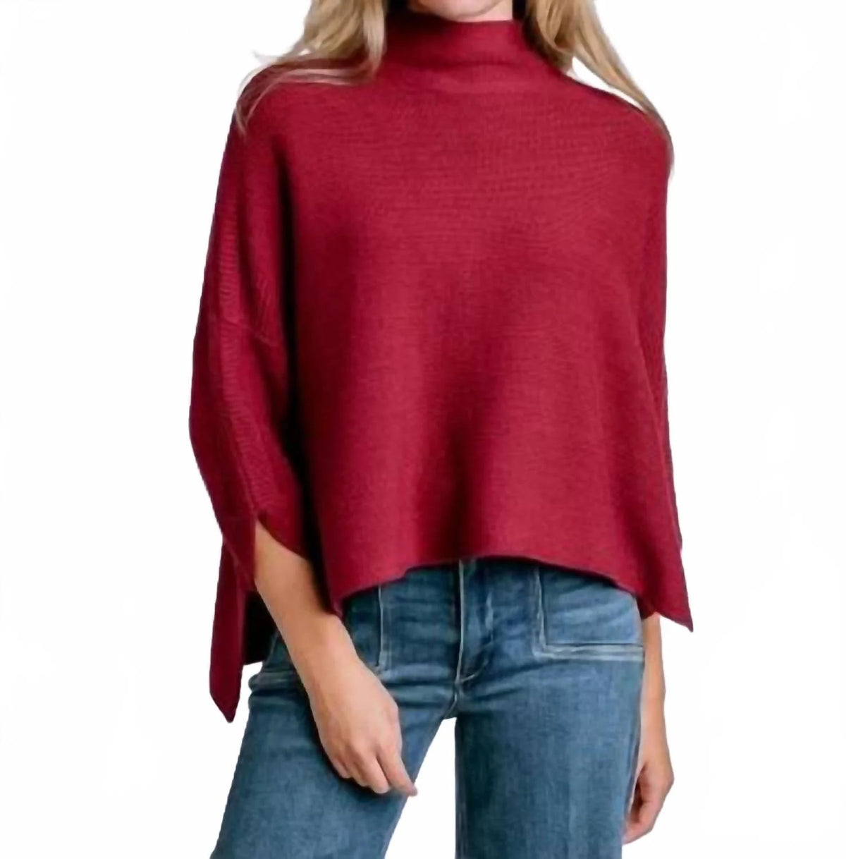 Boho Sweater by Kerisma in Cherry Red