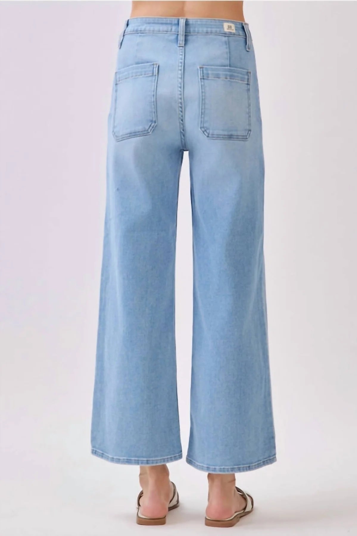 Front Patch Pocket Jean By Letter to Juliet in Light