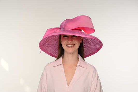 Bethany Hat by Christine A. Moore Millinery in Pink