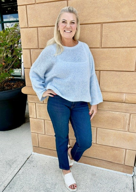 Agna Sweater by ELK in Pearl Blue
