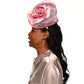 Venla fascinator Hat by Christine A Moore Millinery in Pinks