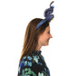 Maisie Fascinator by Christine A Moore Millinery in Blue