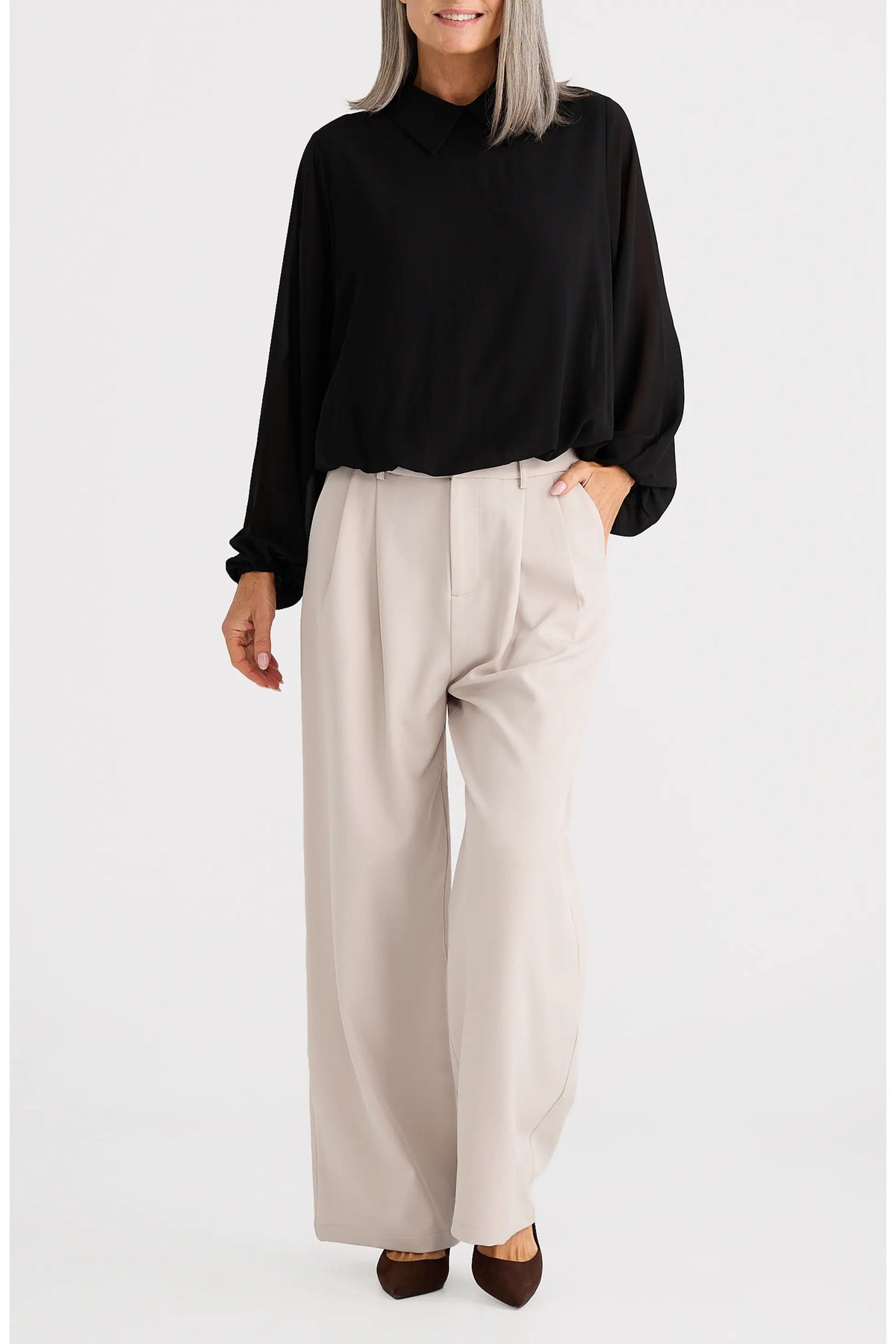 Gwyneth Top by Brave & True in Black