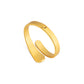 Lyra Bezel Hinge Cuff by Brackish