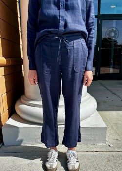 Cropped Pant by Pure Amici in Navy