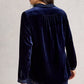 Sophie Velvet Shirt by White Stuff in Dark Navy