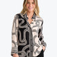Lucy Shirt by Brave & True in Ink Lines Multi