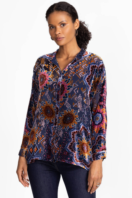 The Oversized Audrey Shirt by Johnny Was in Sisi