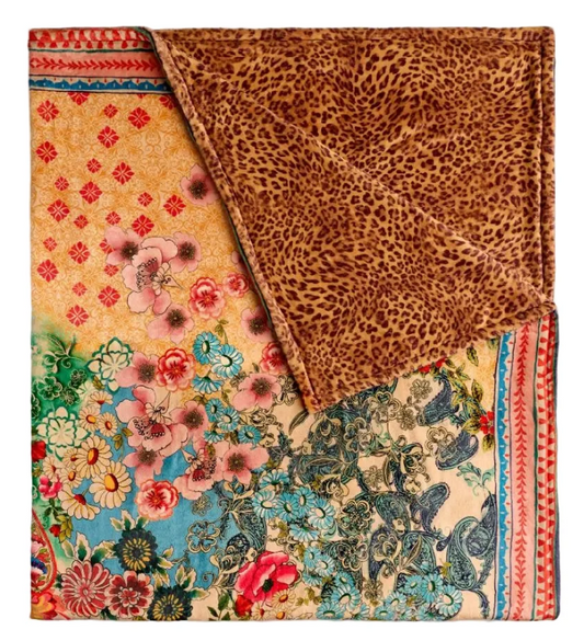 Laurel Canyon Cozy Blanket by Johnny Was in Carlina Scarf