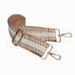Glossy Hydrobag with Camel Patterned Strap by Wanderfull in Camel Lacquer
