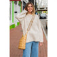 Glossy Hydrobag with Camel Patterned Strap by Wanderfull in Camel Lacquer