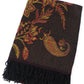 Floral Scarf by Pretty Persuasions in Black