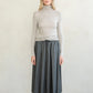 Slim Fit Turtleneck Top by elle grey in Taupe