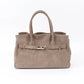 Chandra Satchel Bag by Verdipelle in Taupe