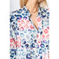Cheetah Print Dress by Look Mode in Royal Blue