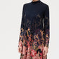 The Janie Favorite Mock Neck Swing Dress by Johnny Was in Cherie