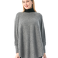 Brighton Poncho by Pretty Persuasions in Charcoal