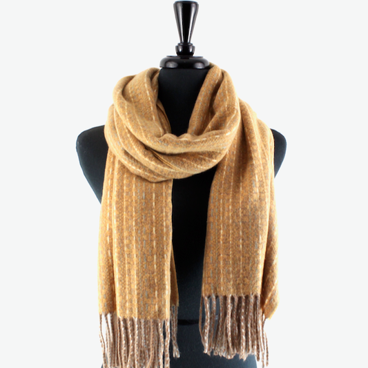 Cheyenne Scarf by Pretty Persuasions in Camel