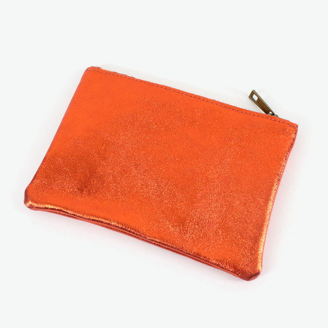 Pouch by Pretty Persuasions in Orange