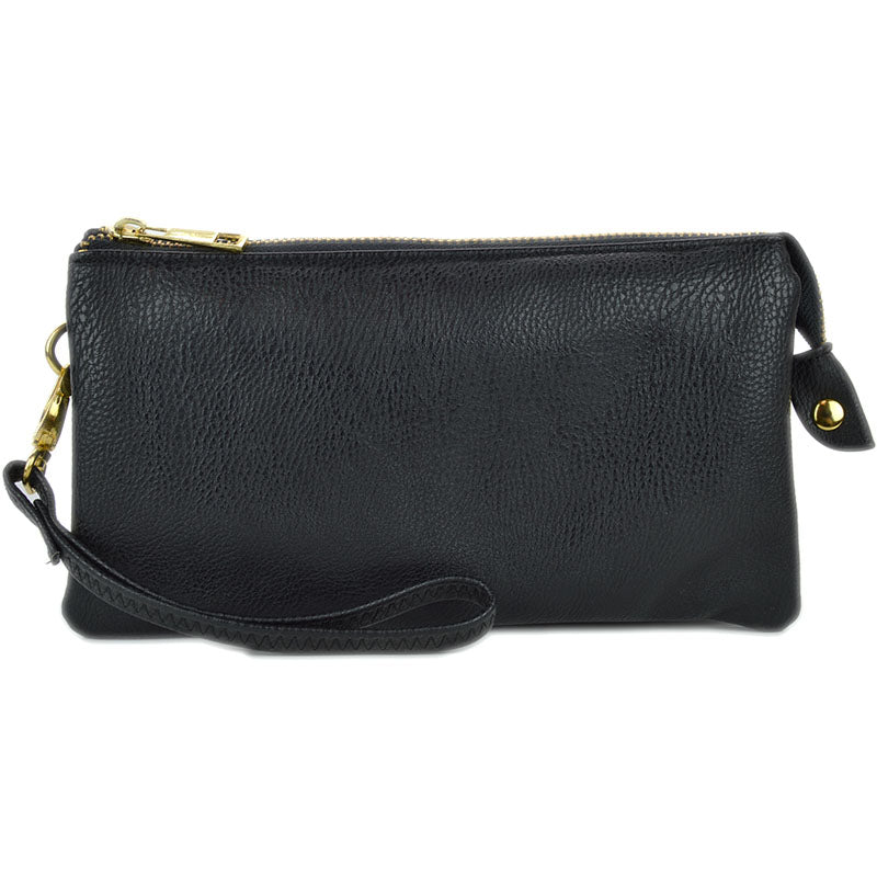 Crossbody Handbag by Pretty Persuasions in Black