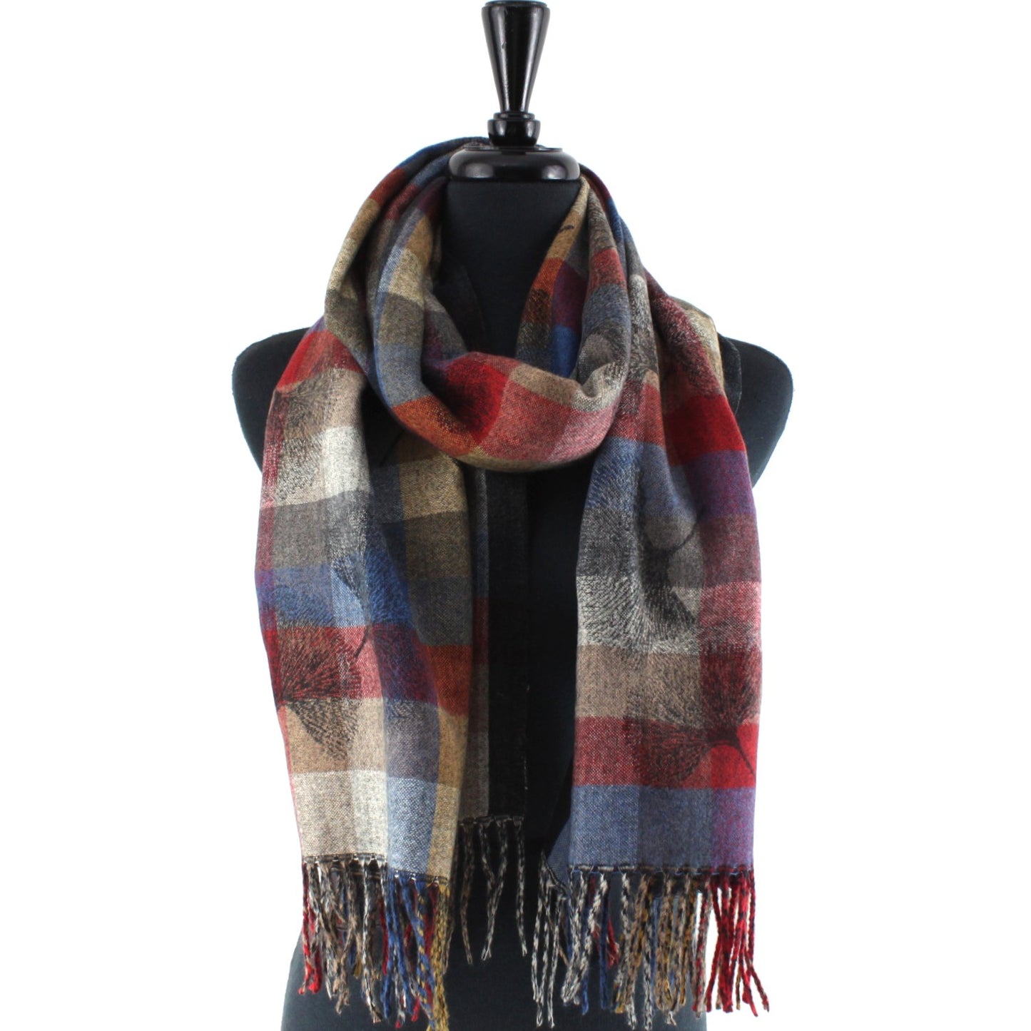 Ginkgo Scarf by Pretty Persuasions in Black