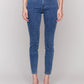 Carine Skinny Jeans by Charlie B in Bleu Moyen