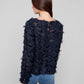 Fancy Chiffon Blouse by Charlie B in Navy