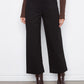 Patch Pocket Wide Leg Ponte Pants by Charlie B in Black