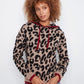 Printed Hoodie Sweater by Charlie B in Animal