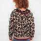 Printed Hoodie Sweater by Charlie B in Animal