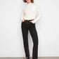 Straight Leg Stretch Denim Pants by Charlie B in Charcoal