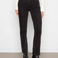 Straight Leg Stretch Denim Pants by Charlie B in Charcoal