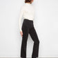 Straight Leg Stretch Denim Pants by Charlie B in Charcoal