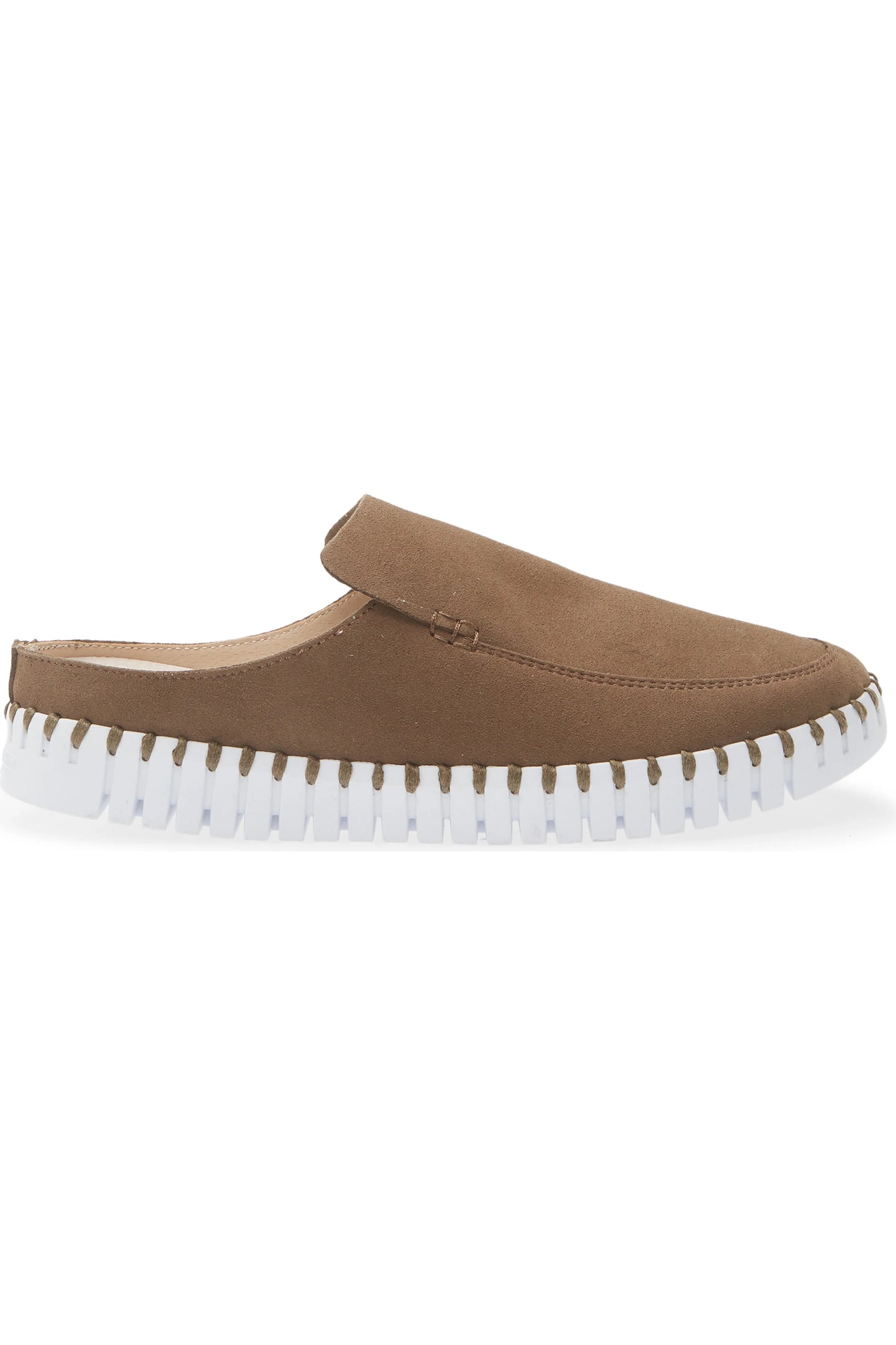 Tulip Loafer Mule by Ilse Jacobsen in Chestnut Brown