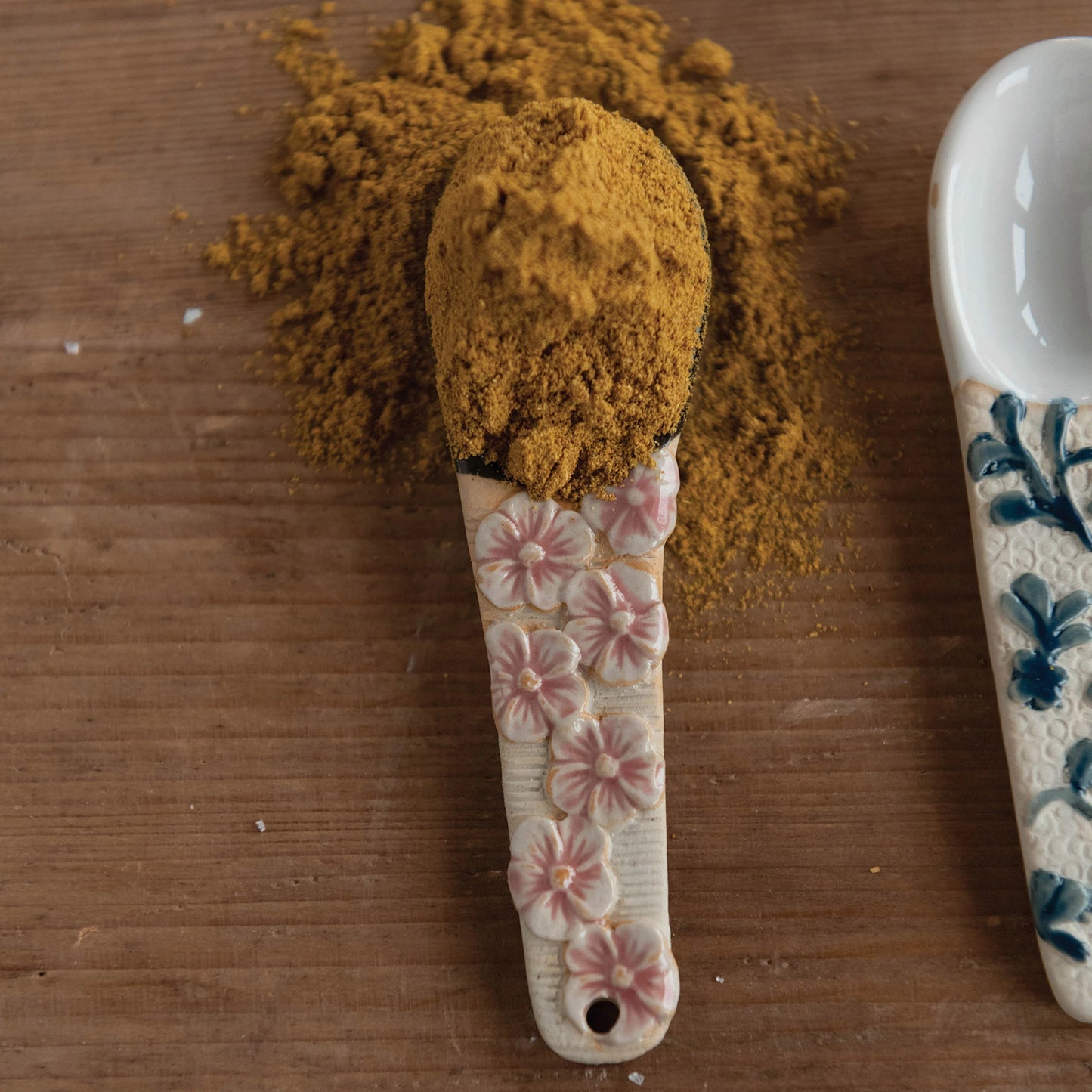 Hand-Painted Spoon with Handle by Creative Co-Op in Various Styles