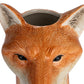 Stoneware Fox Vase by Creative Co-Op