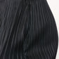 Miuna Wave Plisse Skirt by Wild Cosmos in Black