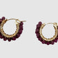 Diddi Earrings by IN2DESIGN in Gold and Ruby