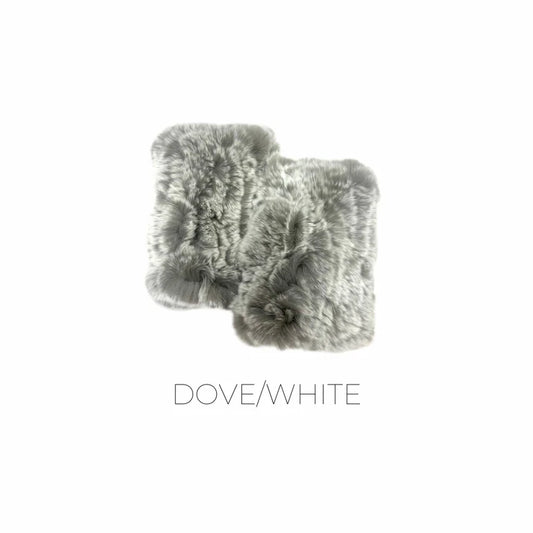 Handwarmers by Linda Richards in Dove/White