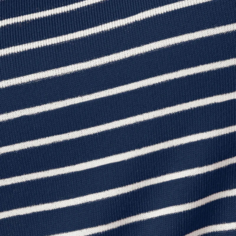 Dream Relaxed V-Neck Capri Lounge Set by Softies in Midnight Stripe