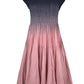Lizzy Smock Ombre High Low Dress by Wild Cosmos in Pink Mix