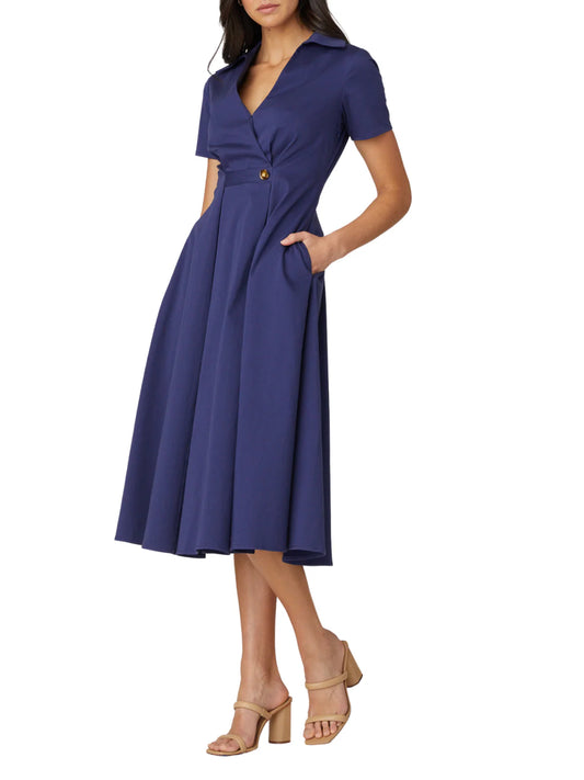 Ashland Dress by Shoshanna in Navy