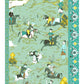 Persian Polo Players Wool Stole by Supplement d'AM in Polo Turquoise