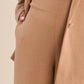Monalisa Knitted Pants by Gabrielle in Camel
