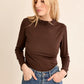 Thin Undershirt by Molly Bracken in Chocolate