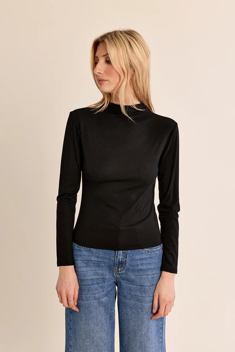 Thin Undershirt by Molly Bracken in Black