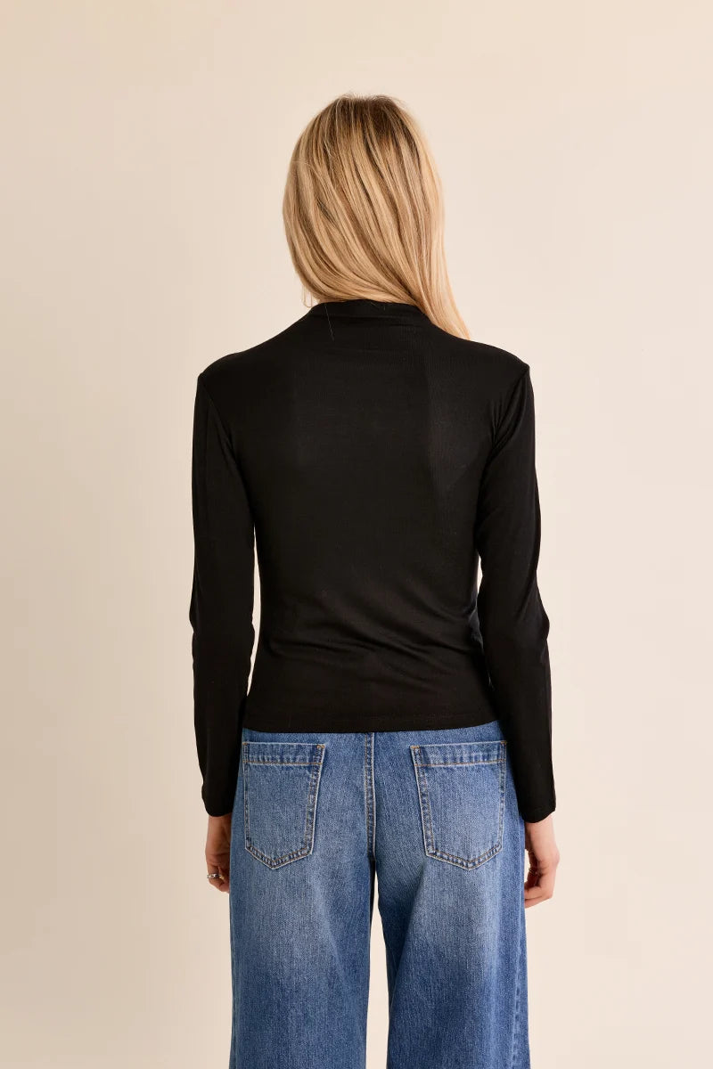 Thin Undershirt by Molly Bracken in Black