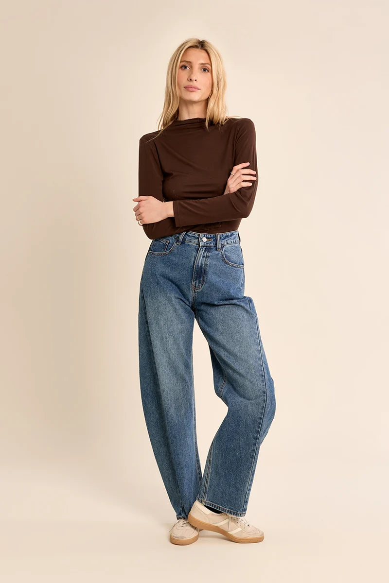 Thin Undershirt by Molly Bracken in Chocolate